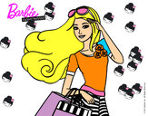 Dibujo Barbie con bolsas pintado por Ivanka123