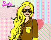 Dibujo Barbie con gafas de sol pintado por izanychris