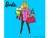 Dibujo Barbie de compras pintado por silvia86
