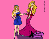 Dibujo Barbie estrena vestido pintado por DianillaMC