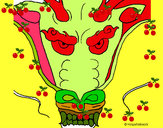 Dibujo Cabeza de dragón pintado por Lokasvyv