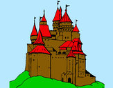 Dibujo Castillo medieval pintado por jondas