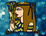 Dibujo Cleopatra pintado por maryquilla