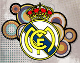 Dibujo Escudo del Real Madrid C.F. pintado por lolabetica