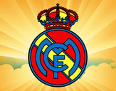 Dibujo Escudo del Real Madrid C.F. pintado por robee