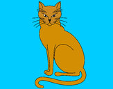 Dibujo Felino pintado por marjoca