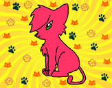Dibujo Gato con flequillo II pintado por ViLuTi