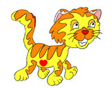 Dibujo Gato con manchas pintado por Andregomlu