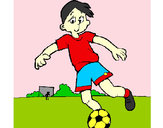 Dibujo Jugar a fútbol pintado por jorgesanch