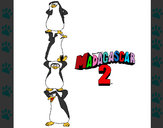 Dibujo Madagascar 2 Pingüinos pintado por sofiamari