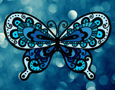 Dibujo Mariposa bonita pintado por roxelyta