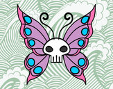 Dibujo Mariposa Emo pintado por violeta1