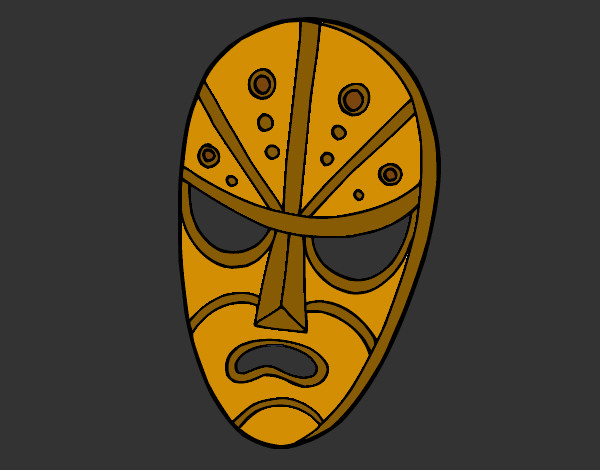 Dibujo Máscara enfadada pintado por ANIMALCLUB