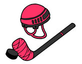 Dibujo Material de hockey pintado por milucha
