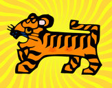 Dibujo Signo del Tigre pintado por sebastiann