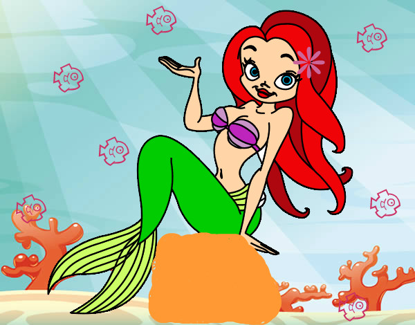 Dibujo Sirena sexy pintado por maryquilla