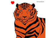 Dibujo Tigre 3 pintado por Sakurawolf