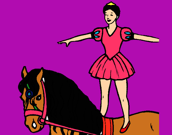 Bailarina y caballo