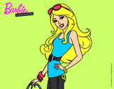 Dibujo Barbie casual pintado por gra213