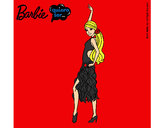 Dibujo Barbie flamenca pintado por Regaliz