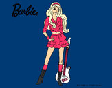 Dibujo Barbie rockera pintado por annndysss
