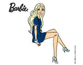 Dibujo Barbie sentada pintado por annndysss