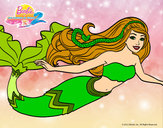 Dibujo Barbie sirena pintado por Lyzza_44