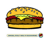 Dibujo Crea tu hamburguesa pintado por grp20
