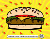 Dibujo Crea tu hamburguesa pintado por sofia-vp
