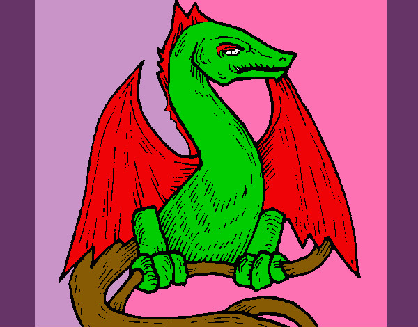 Dibujo Dragón 2 pintado por Isabel_car