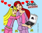Dibujo El nuevo portátil de Barbie pintado por nanu012345