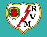 Dibujo Escudo del Rayo Vallecano de Madrid pintado por Isabel_car