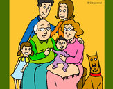 Dibujo Familia pintado por camila2003
