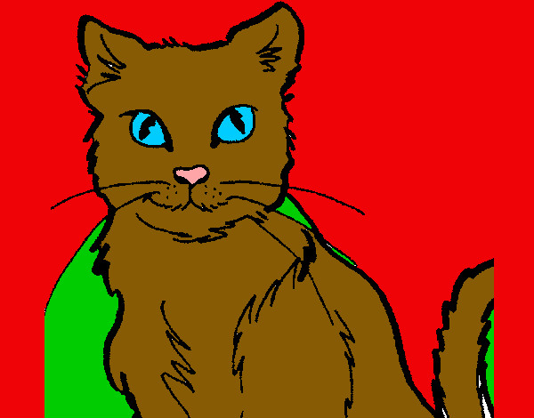 Dibujo Gato 2 pintado por Isabel_car