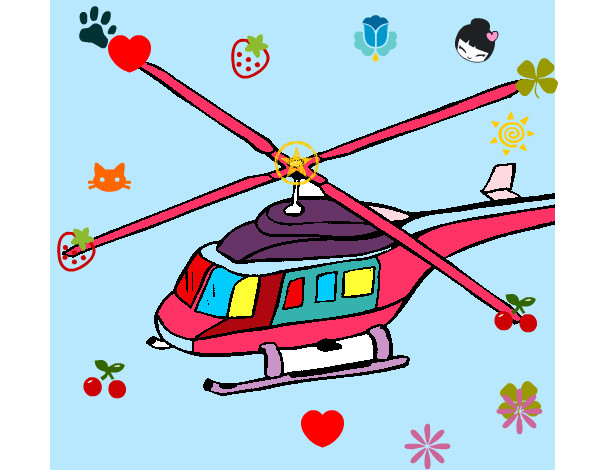 Dibujo Helicóptero 3 pintado por Danielvis 