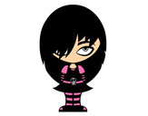 Dibujo Look Emo pintado por lily359