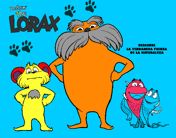 Dibujo Lorax y sus amigos pintado por ronaldo100