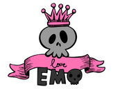 Dibujo Love Emo pintado por lily359