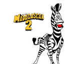 Dibujo Madagascar 2 Marty 2 pintado por Monopop