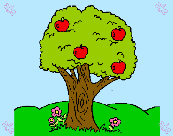 Árbol de manzanas