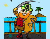 Dibujo Pirata a bordo pintado por alepeke