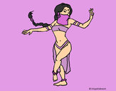 Dibujo Princesa mora bailando pintado por seimi2