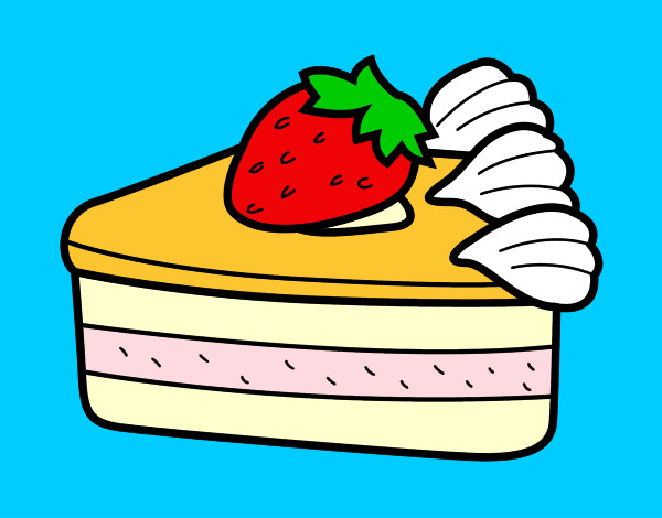 Dibujo Tarta de fresas pintado por Tinita_27