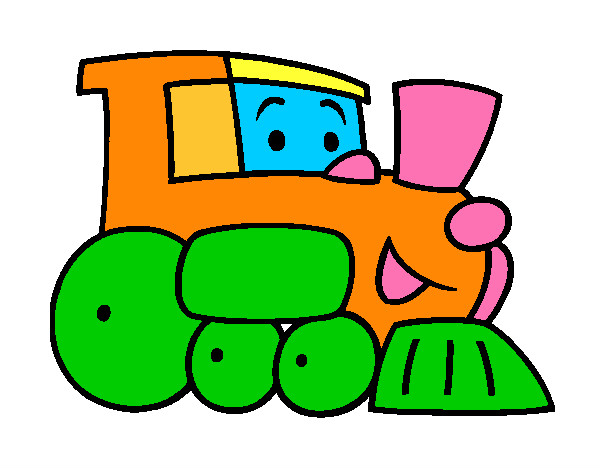 Dibujo Tren 1 pintado por blaki