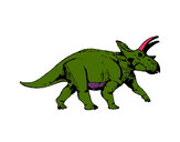 Dibujo Triceratops 1 pintado por jhosa