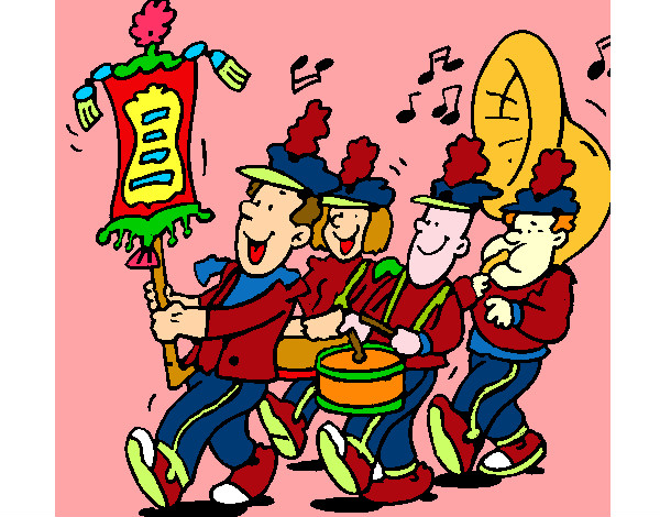 Dibujo Banda de música pintado por sofi2000