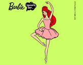 Dibujo Barbie bailarina de ballet pintado por arletitta