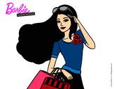 Dibujo Barbie con bolsas pintado por Jennifer01