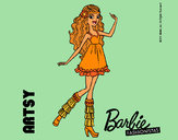 Dibujo Barbie Fashionista 1 pintado por Lin187