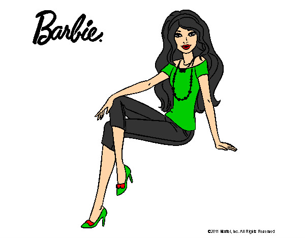 Dibujo Barbie moderna pintado por Jennifer01